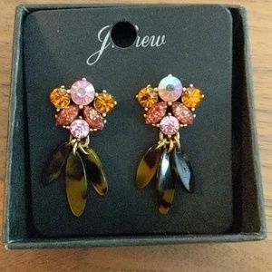 J. Crew beautiful earrings, brand new with box.